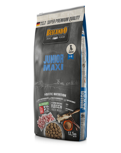 E-shop BELCANDO Junior Maxi L-XL 12,5 kg granule pre veľké plemená psov od 4 mesiacov