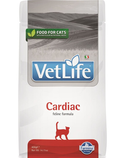 FARMINA VetLife Cardiac dietetické krmivo pre mačky 400 g