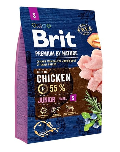 BRIT Premium By Nature Junior Small S 3 kg