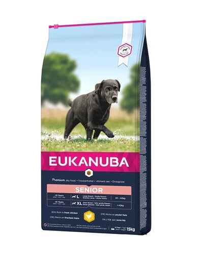 EUKANUBA Caring Senior Large Breed Chicken 15kg