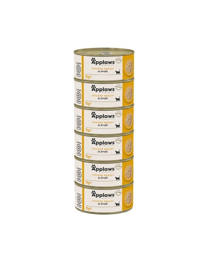 APPLAWS Cat Adult Chicken Breast kuracie prsia 6x70 g