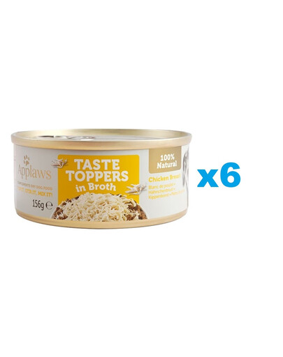 APPLAWS Taste Toppers Kuracie prsia vo vývare 6x156 g