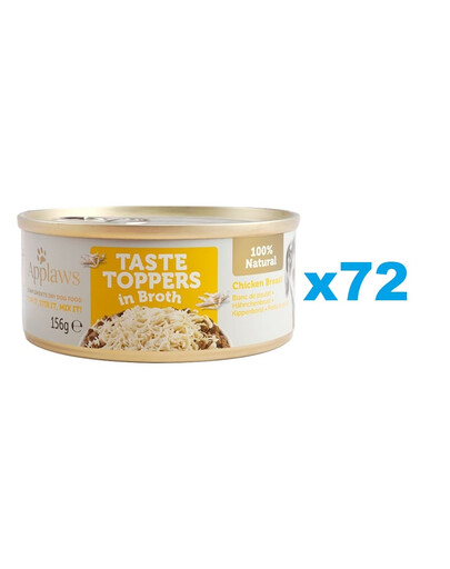 APPLAWS Taste Toppers Kuracie prsia vo vývare 72x156 g