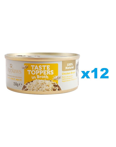 APPLAWS Taste Toppers Kuracie prsia vo vývare 12x156 g