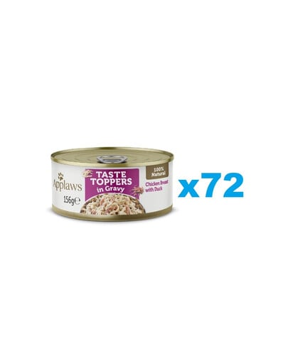 APPLAWS Taste Toppers Kuracie prsia a kačica 72x156 g