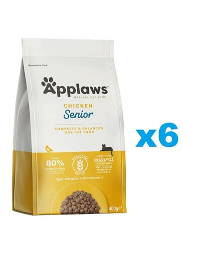 APPLAWS Cat Senior Chicken 2,4 kg (6x400 g)