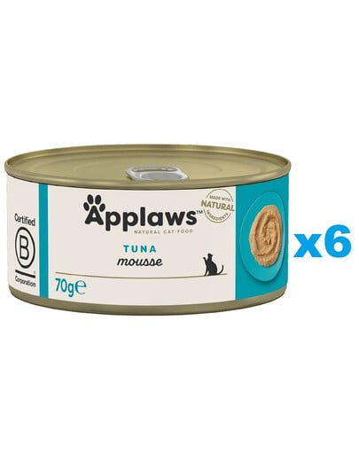 APPLAWS Cat Adult Mousse Tuna pena s tuniakom 6x70 g