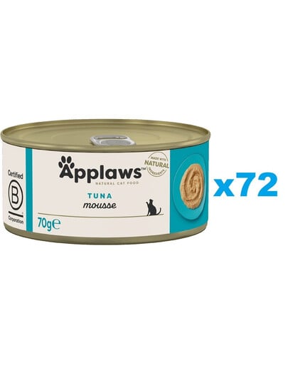 APPLAWS Cat Adult Mousse Tuna pena s tuniakom 72x70 g