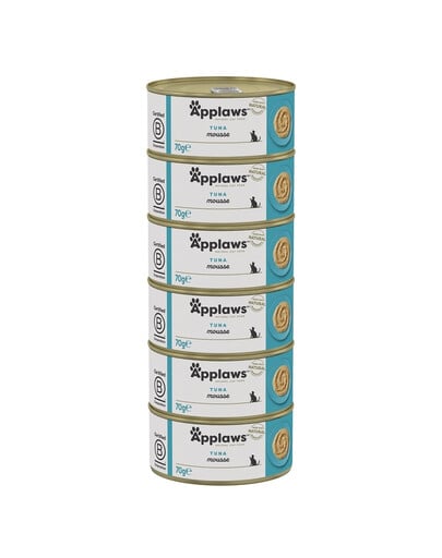 APPLAWS Cat Adult Mousse Tuna pena s tuniakom 6x70 g