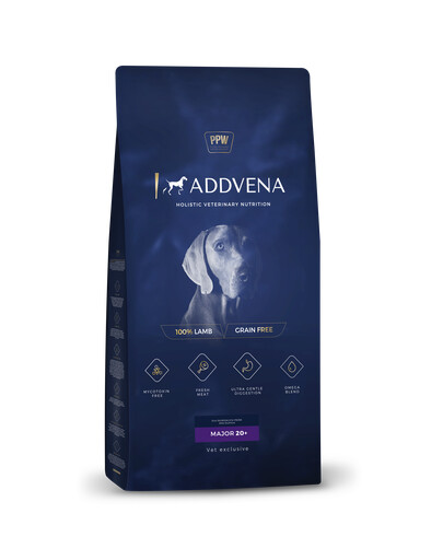 ADDVENA Major 20+ 2,5 kg krmivo pre staršie psy