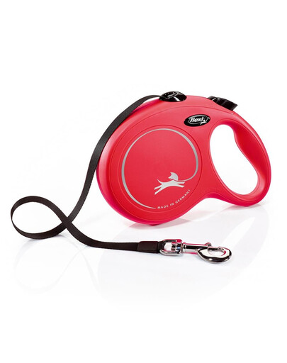 E-shop FLEXI Vodítko automatické New Classic L Pásik 8 m Red
