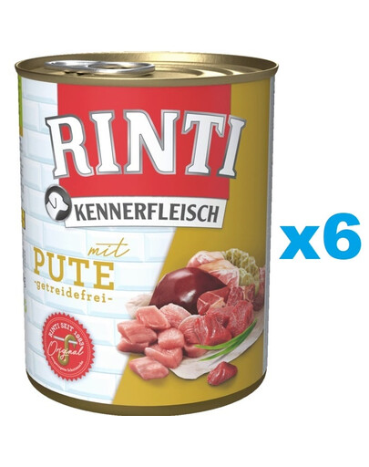 RINTI Kennerfleisch Turkey 6x400 g