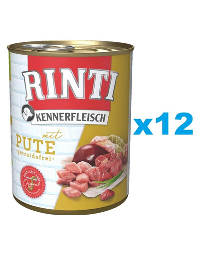 RINTI Kennerfleisch Turkey 12x400 g