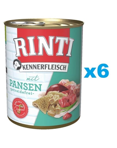 RINTI Kennerfleisch Rumen Žalúdok 6x800 g