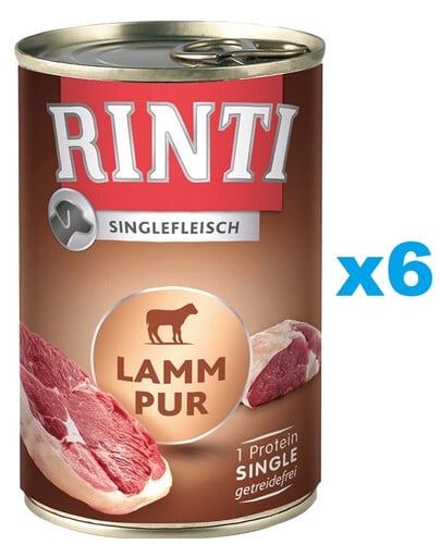 RINTI Singlefleisch Lamb Pure 6x400 g