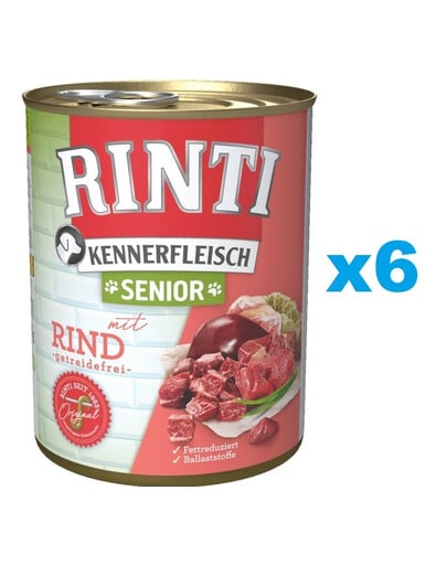 RINTI Kennerfleish Senior Beef 6x400 g