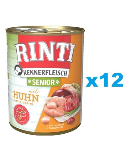 RINTI Kennerfleish Senior Chicken 12x400g