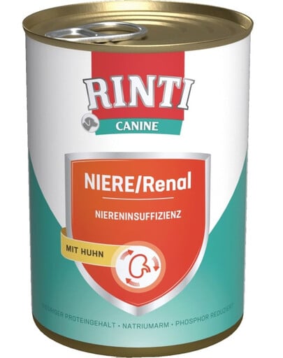 RINTI Canine Niere/Renal Chicken 6x800 g + taška GRATIS