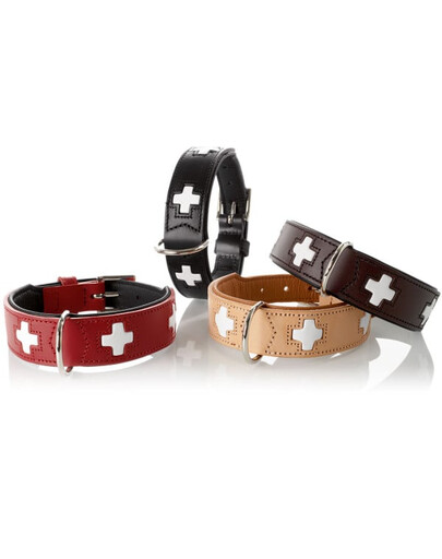 HUNTER Swiss kožený obojok veľkosť veľkosť XS (32) 24-28,5 / 2,6 cm čierny