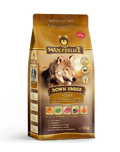 E-shop WOLFSBLUT Down Under Adult suché krmivo pre psov s hovädzím mäsom a zeleninou 12,5 kg