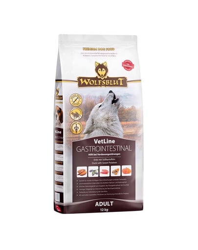 WOLFSBLUT VetLine Gastrointestinal Dietetické krmivo pre psov s tráviacimi problémami 12 kg