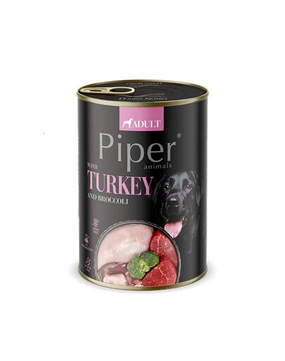 PIPER Dog Morčacie mäso s brokolicou 400g