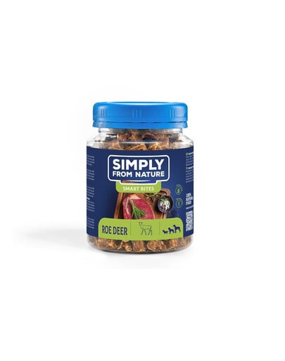 SIMPLY FROM NATURE Smart Bites Tréningová maškrta zo srnčieho mäsa 130 g