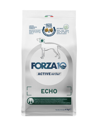 FORZA10 Oto/Echo Active Nutraceutická strava pre problémy s uchom 4 kg