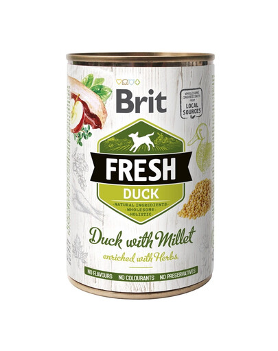 E-shop BRIT FRESH duck & millet 400 g