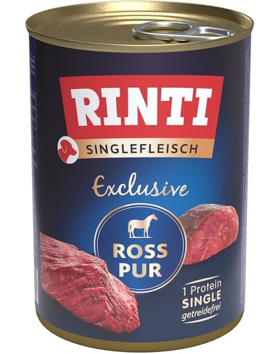 RINTI Singlefleisch Exclusive Horse Čistý monoproteín 400 g