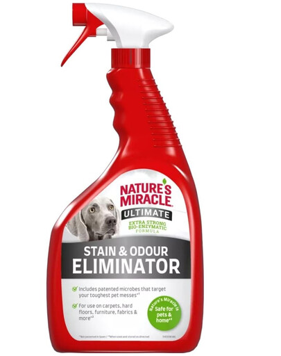NATURE'S MIRACLE ULTIMATE Stain&Odour Remover Dog 946 ml Odstraňovač odolných nečistôt po psoch