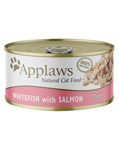 E-shop APPLAWS Cat Whitefish & Salmon 70g