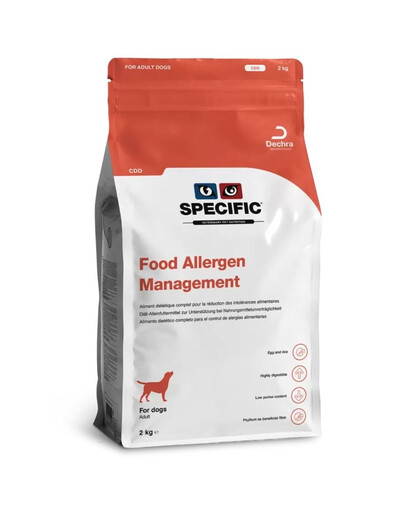 SPECIFIC Dog CDD Food Allergen Management 2 kg krmivo pre psy s potravinovými alergiami