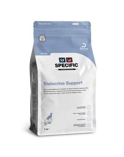 SPECIFIC Cat FED-DM Endocrine Support 2 kg krmivo pre mačky s cukrovkou