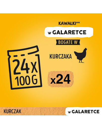 PEDIGREE Junior kuracie s ryžou v želé 0.1 kg x24