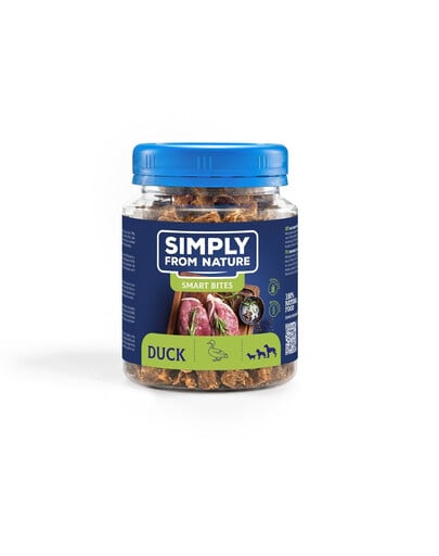 SIMPLY FROM NATURE Smart Bites Tréningové maškrty z kačacieho mäsa 130 g