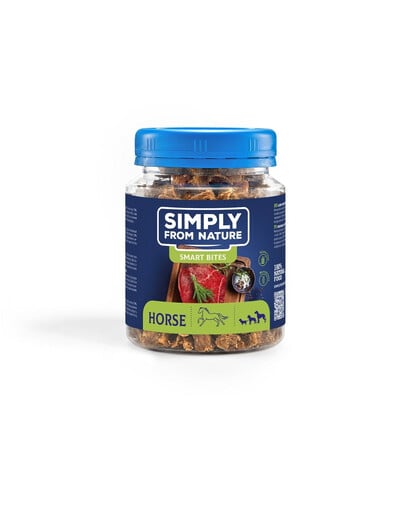 SIMPLY FROM NATURE Smart Bites Tréningové maškrty z konského mäsa 130 g