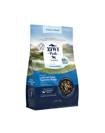 ZIWIPEAK Dog Steam & Dried 1,5 kg Sušené krmivo pre psov s jahňacím mäsom