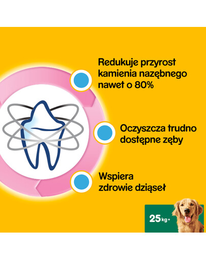 PEDIGREE Dentastix veľké rasy 8x270g