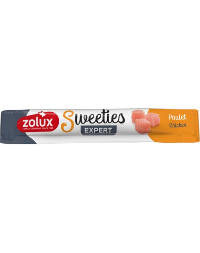 ZOLUX SWEETIES krémová maškrta pre psa s kuracím mäsom 14 g