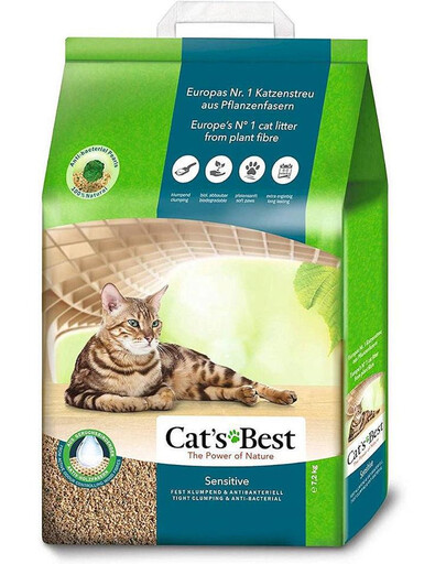 JRS Cat's Best Sensitive 20l drevená podstielka pre mačky
