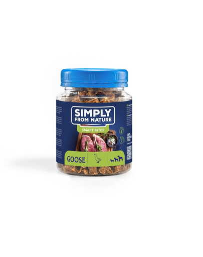 SIMPLY FROM NATURE Smart Bites Tréningové maškrty z husacieho mäsa 130 g