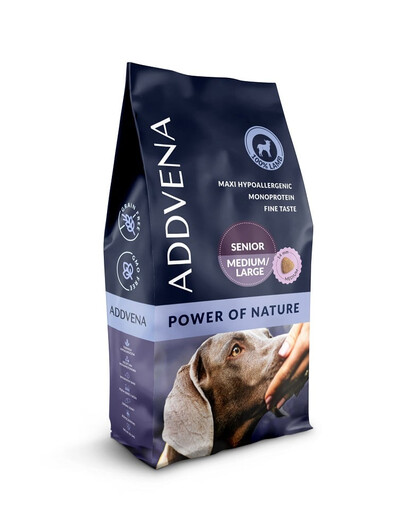 ADDVENA Power of Nature Senior medium&large 10 kg Jahňacie pre staršie, stredné a veľké psy