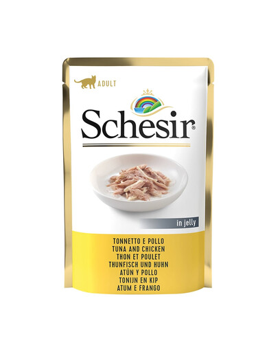 SCHESIR Kapsička s kuracími filetami a tuniakom 85 g