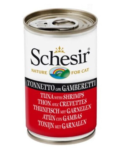 SCHESIR Tuniak a krevety 140 g