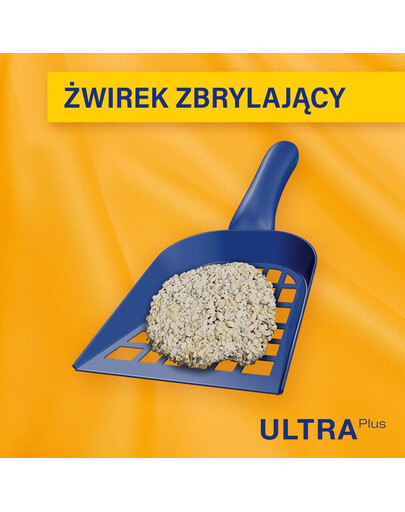 CATSAN Ultra Plus  hrudkovité stelivo pre mačky 15l