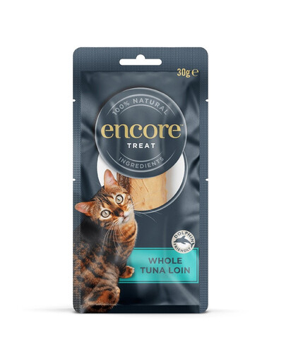 ENCORE Cat Treat tuniaková chrbtová pochúťka pre mačky 12x30g