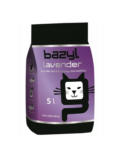 BAZYL Lavender Premium 5L podstielka pre mačky benit
