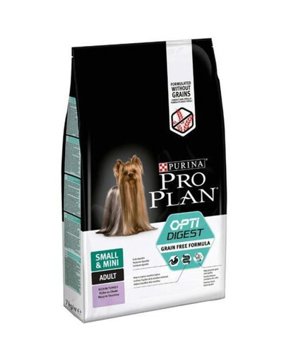 PURINA Pro Plan Small & Mini Adult OPTIDIGEST Grain Free morka 7 kg