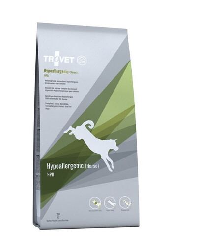 TROVET Hypoalergénny Horse HPD pre psov s konským mäsom 10 kg